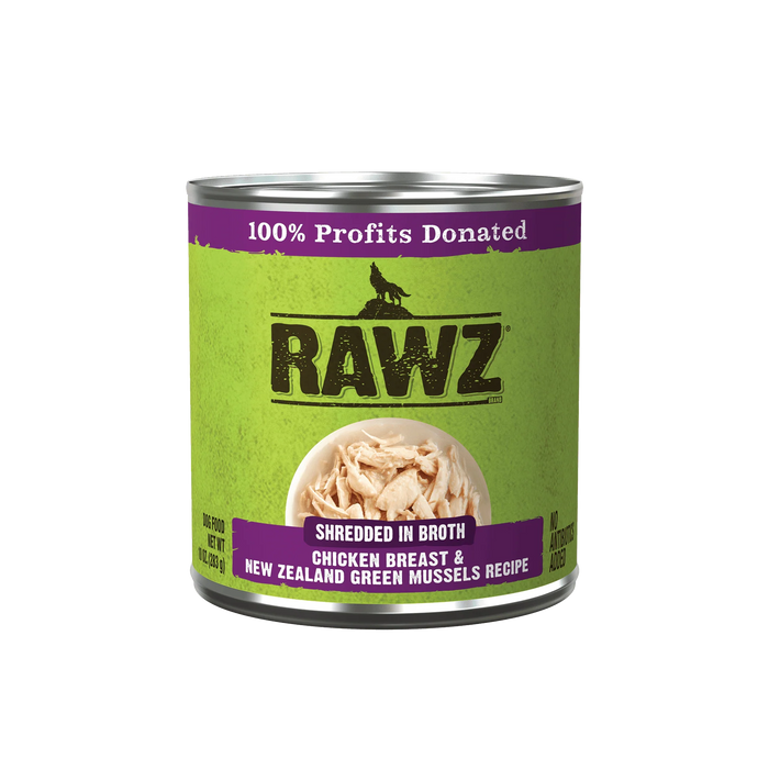 Rawz New Zealand Green Mussels Can Dog Food