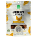 Package of Open Farm Jerky Strips Chicken Recipe on a white background