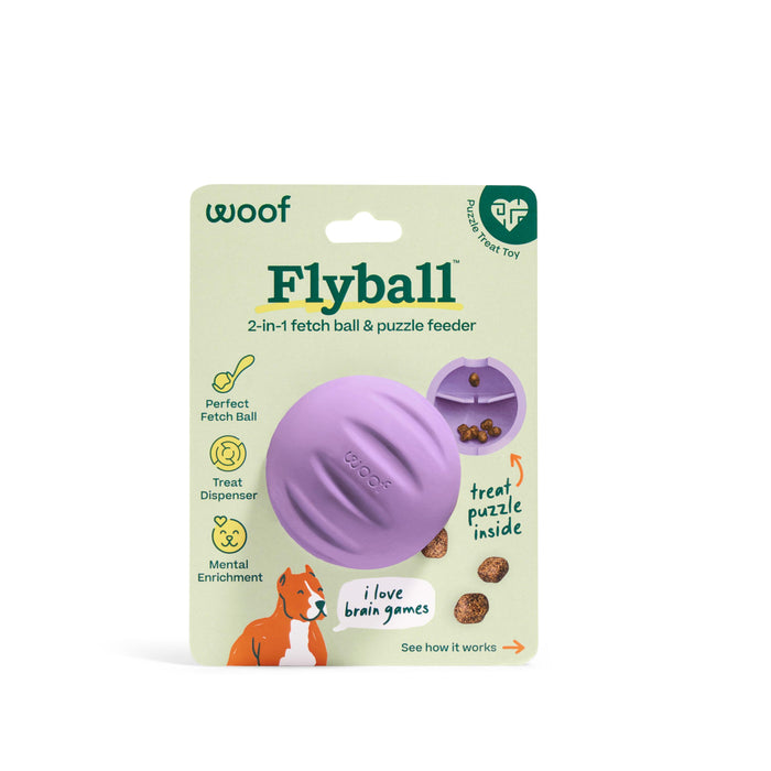 WOOF DOG TOY FORAGER FLYBALL SINGLE