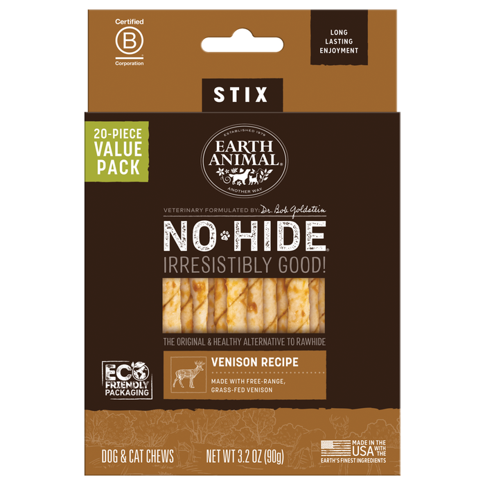 Earth Animal No-Hide Stix  | Dog & Cat Chews