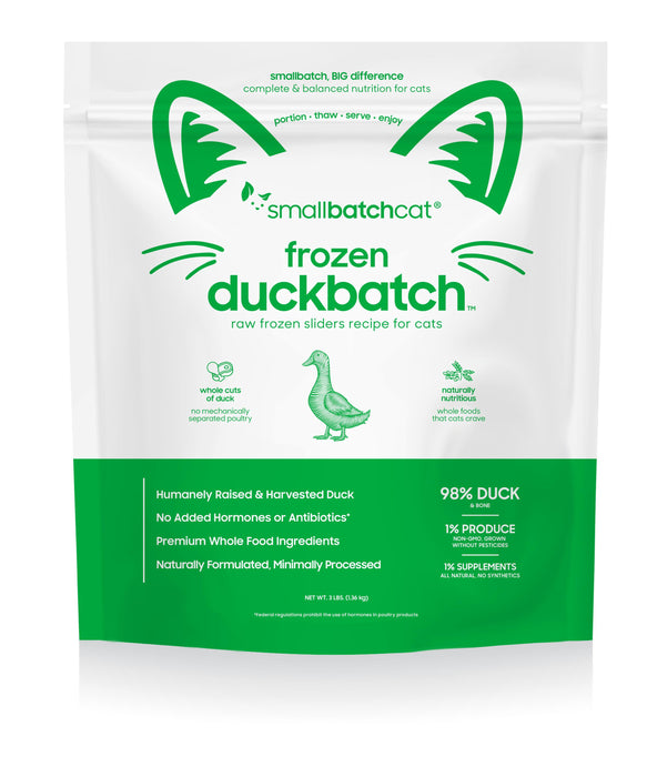 SmallBatch Pets Frozen Batch Sliders Cat 3LB