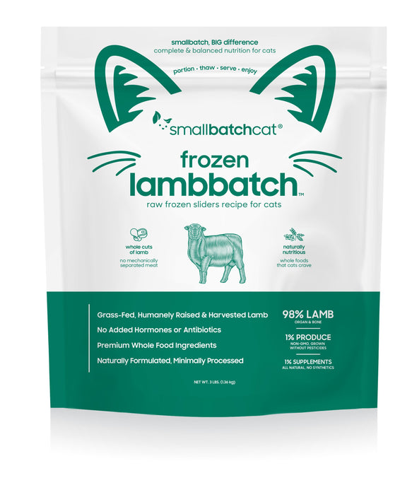 SmallBatch Pets Frozen Batch Sliders Cat 3LB