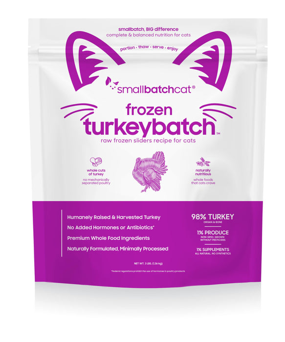 SmallBatch Pets Frozen Batch Sliders Cat 3LB