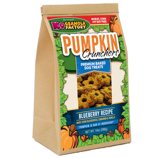 K9 GRANOLA PUMPKIN CRUNCHERS 14 OZ