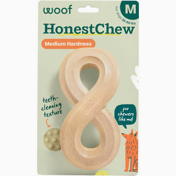 WOOF DOG TOY HONESTCHEW INFINITY BONE