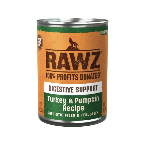 RAWZ DOG DIGESTIVE SUPPORT W/ PUMPKIN 12.5 OZ