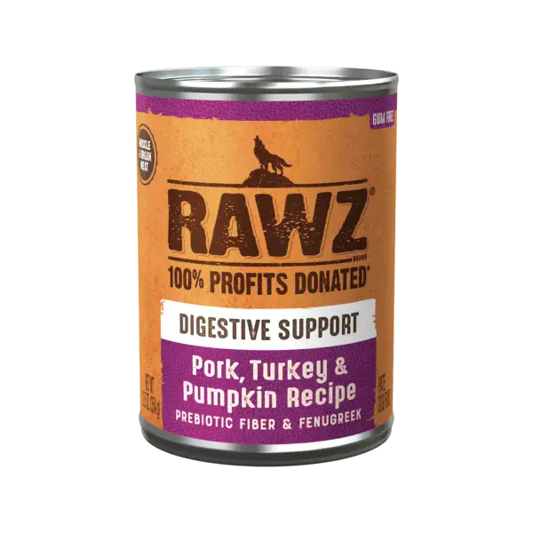 RAWZ DOG DIGESTIVE SUPPORT W/ PUMPKIN 12.5 OZ
