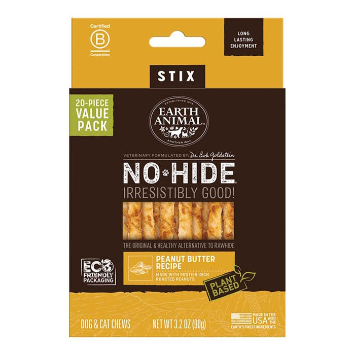 Earth Animal No-Hide Stix  | Dog & Cat Chews