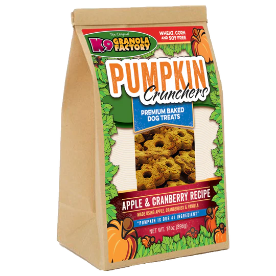 K9 GRANOLA PUMPKIN CRUNCHERS 14 OZ