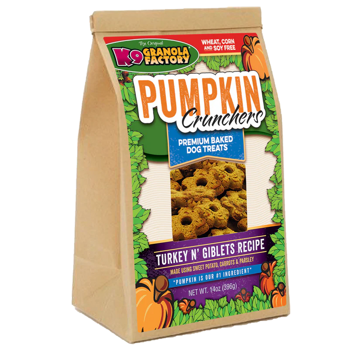 K9 GRANOLA PUMPKIN CRUNCHERS 14 OZ