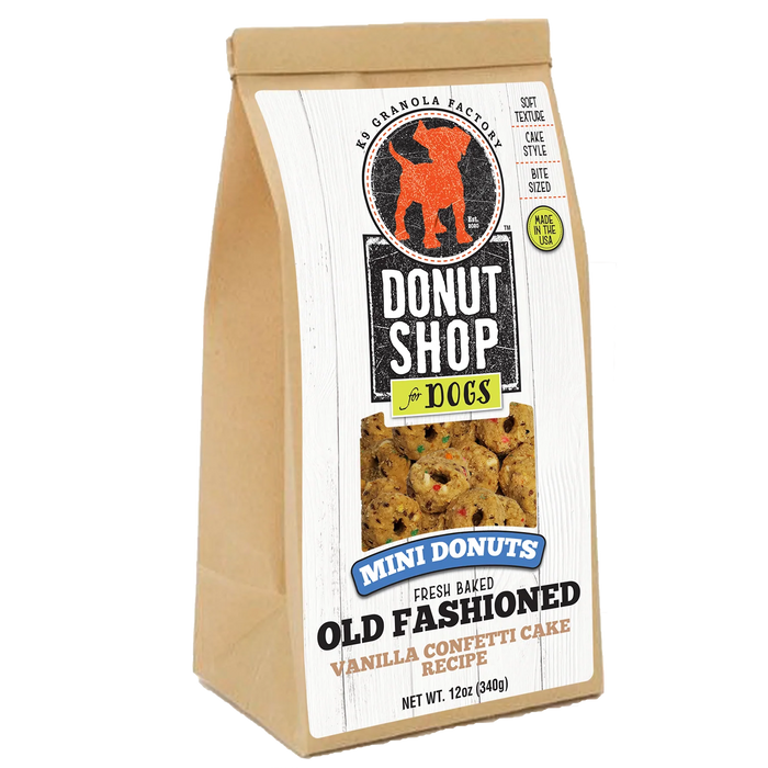 K9 Granola Factory Old Fashioned Mini Donuts Dog Treats