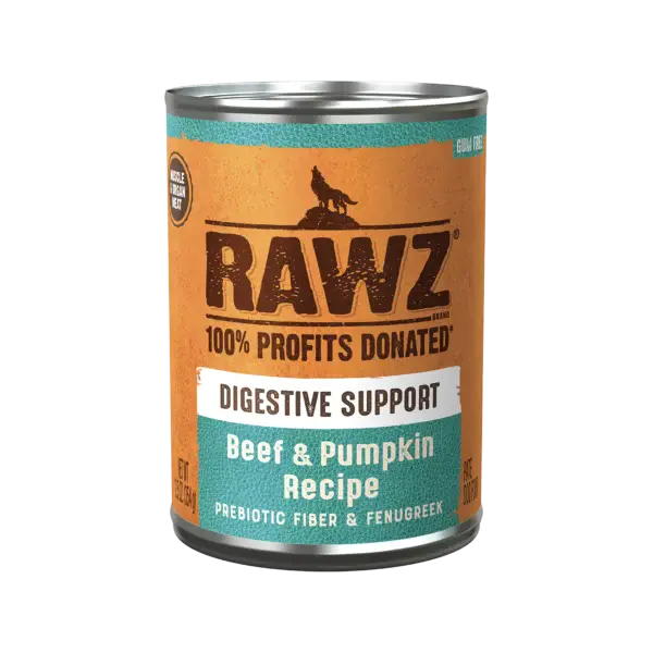 RAWZ DOG DIGESTIVE SUPPORT W/ PUMPKIN 12.5 OZ