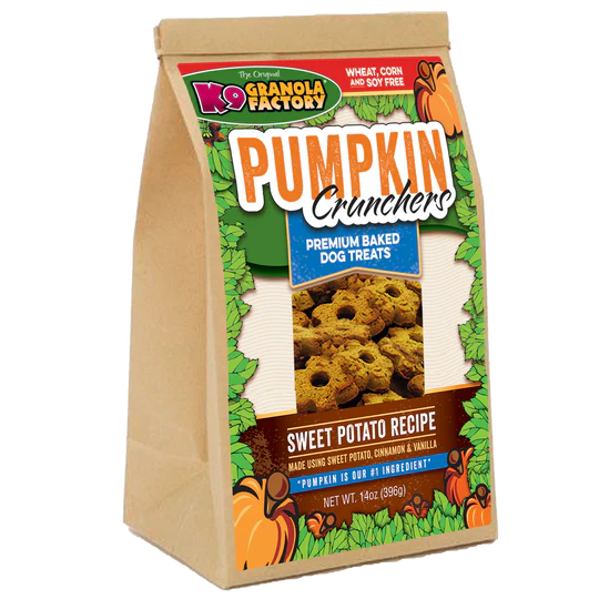 K9 GRANOLA PUMPKIN CRUNCHERS 14 OZ