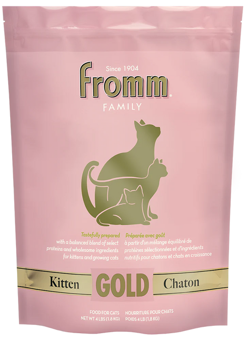 CAT FROMM DRY GOLD 4 LB | INDOOR CAT, HEALTHY WEIGHT, ADULT & KITTEN