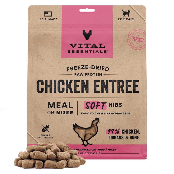 VITAL ESSENTIALS CAT FD SOFT NIBS 12 OZ