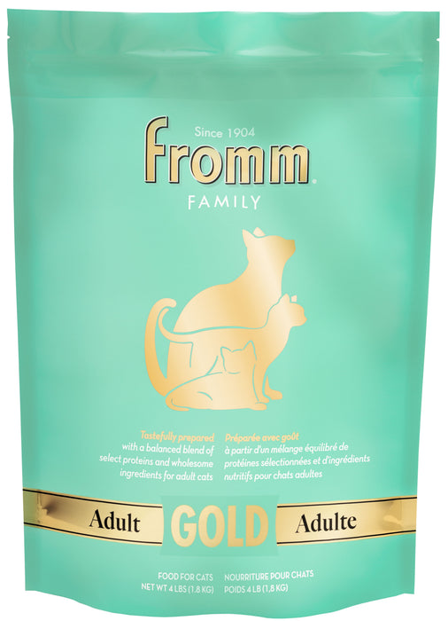 CAT FROMM DRY GOLD 4 LB | INDOOR CAT, HEALTHY WEIGHT, ADULT & KITTEN