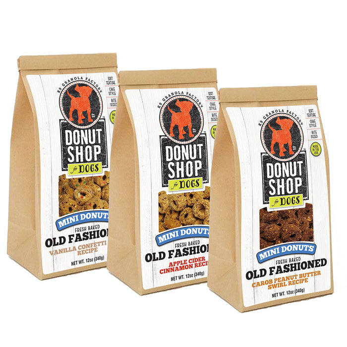 K9 Granola Factory Old Fashioned Mini Donuts Dog Treats