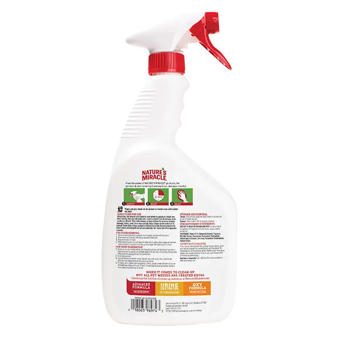CAT NATURE’S MIRACLE STAIN & ODOR REMOVER ENZYMATIC FORMULA 32 OZ