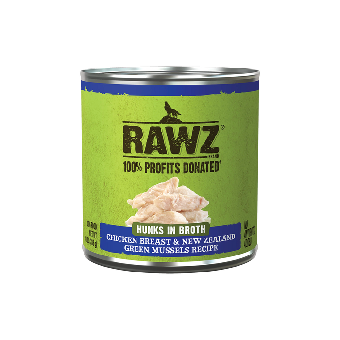 Rawz New Zealand Green Mussels Can Dog Food