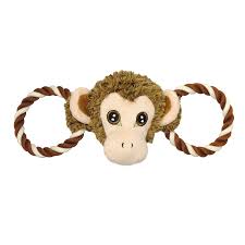 JOLLY PETS TUG-A-MALS MONKEY MEDIUM