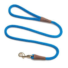SOFTLINES SNAP LEASH 1/4 X 6 FT AQUA
