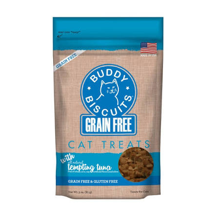 BUDDY BISCUIT GRAIN FREE TUNA CAT TREATS