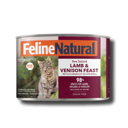 FELINE NATURALS CANNED CAT FOOD