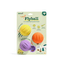 WOOF DOG TOY FORAGER FLYBALL 3 PK