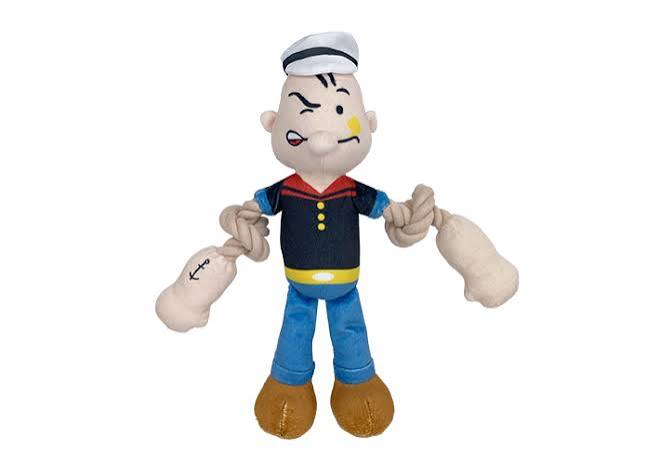 MULTIPET POPEYE WITH ROPE ARMS DOG TOY