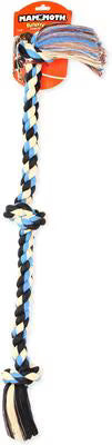 MAMMOTH MED 20”Cottonblend Color 3 Knot Rope Tug