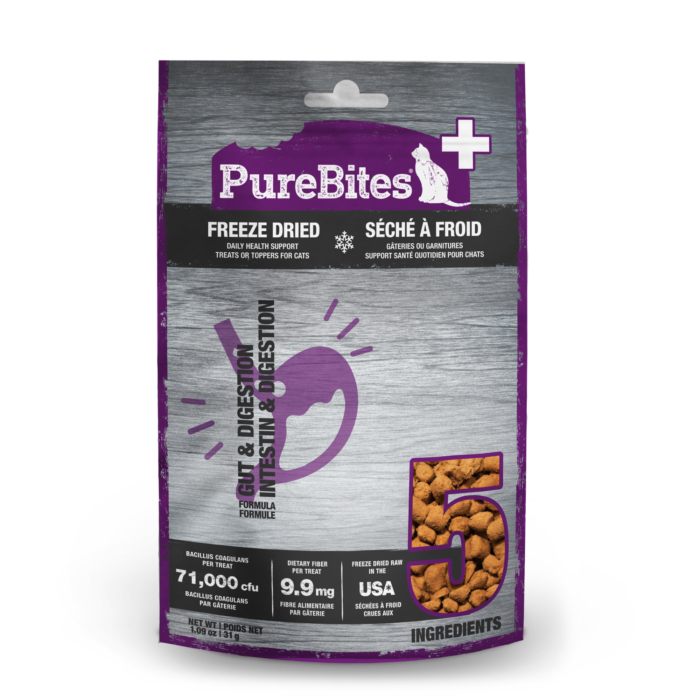 PureBites Gut & Digestion Freeze Dried Cat Treats