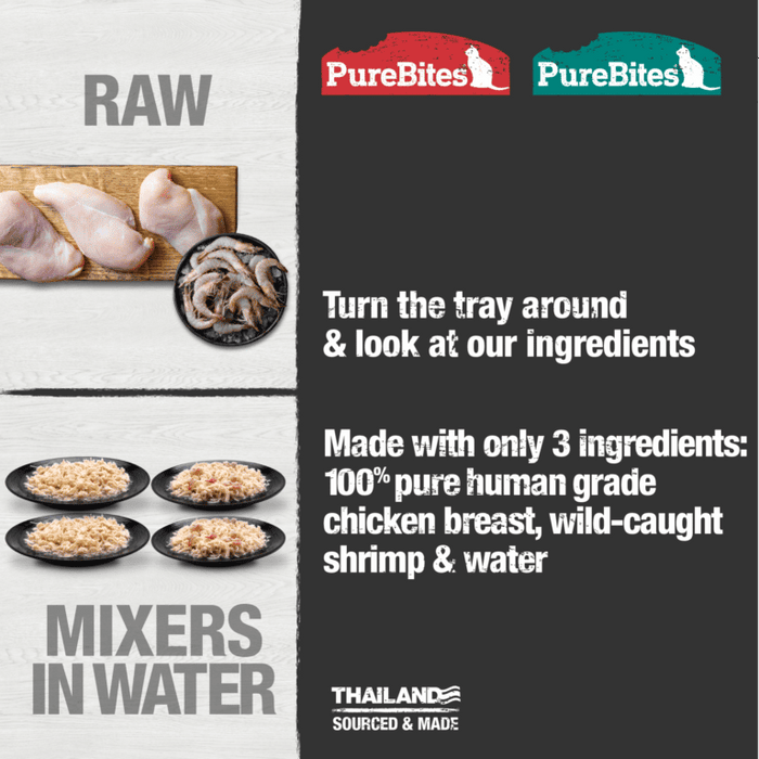 PureBites Chicken & Shrimp Cat Treat Mixers Variety Pack
