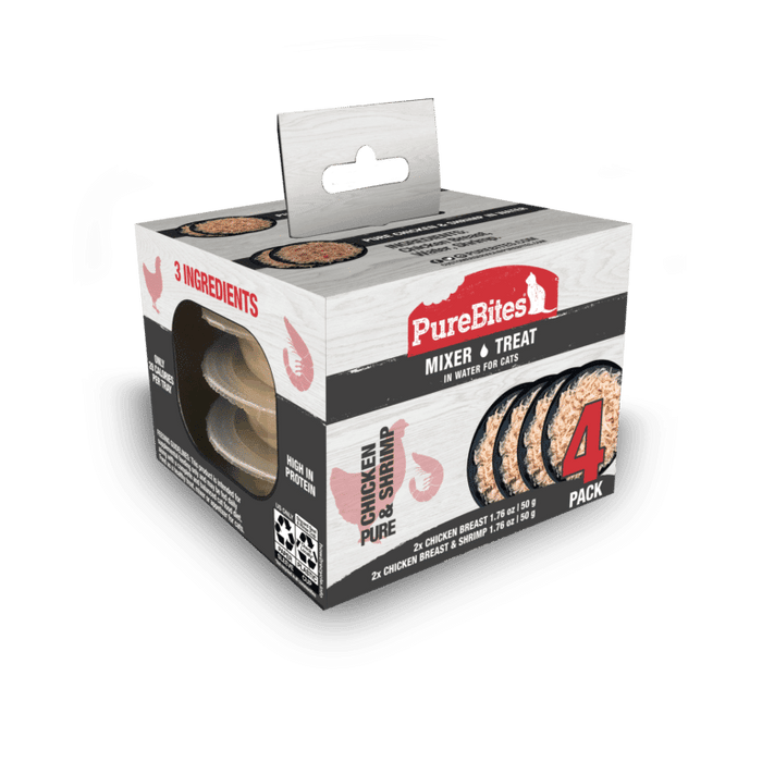 PureBites Chicken & Shrimp Cat Treat Mixers Variety Pack