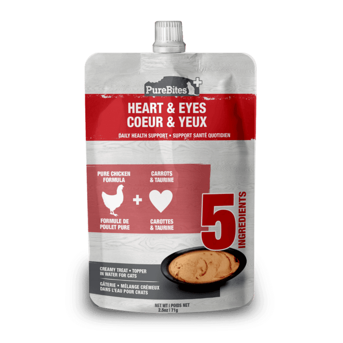 PureBites Heart & Eyes Squeezables Cat Treat