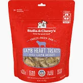 STELLA & CHEWYS TREATS FD LAMB HEARTS 3 OZ