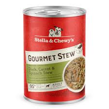 STELLA & CHEWYS GOURMET STEW DUCK, CARROT & SPINACH STEW FOR DOGS 12.5 OZ