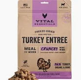 VITAL ESSENTIALS DOG FD TURKEY NIBS 14 OZ