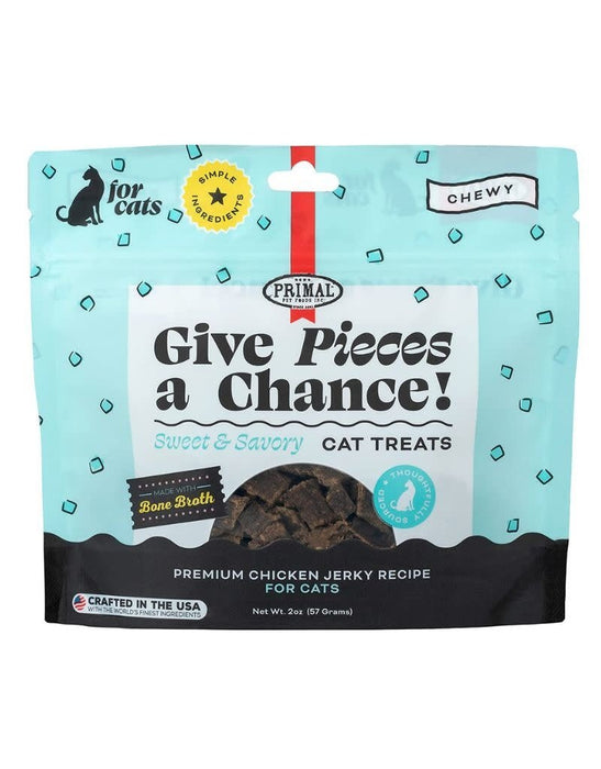 PRIMAL GIVE PIECES A CHANCE CAT TREATS