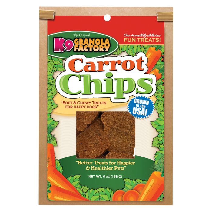 K9 GRANOLA FACTORY CARROT CHIPS 6 OZ