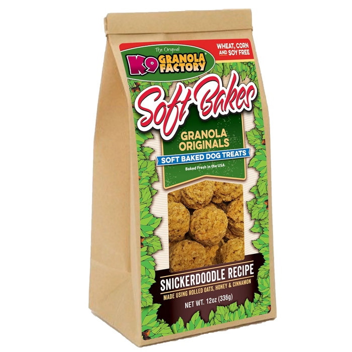 K9 Granola Factory Soft Bakes, Snickerdoodle Recipe Dog Treats