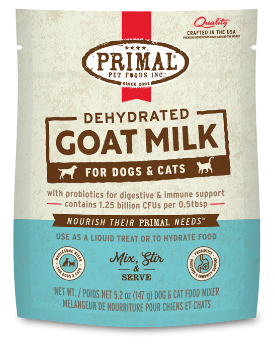 PRIMAL GOAT MILK DEHYDRATED POUCH