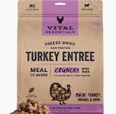 VITAL ESSENTIALS DOG FD TURKEY MINI NIBS 25 OZ