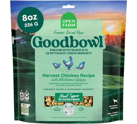OPEN FARM DOG GOODBOWL FD CHICKEN MEAL TOPPER 8 OZ