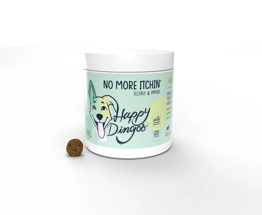 Happy Dingos No More Itchin Allergy and Immune Supplement for Dogs