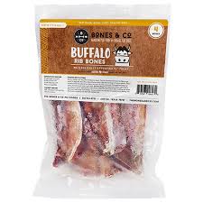 BONES & CO FROZEN BONES BUFFALO RIB 5" 4 PACK