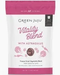 Pink package of Green Juju Vitality Blend with Astragalus on a white background