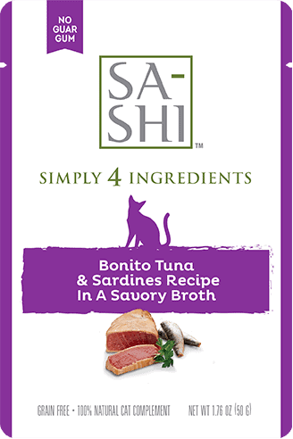 Rawz Sa-shi Bonito Tuna & Sardines Cat Food Recipe In Savory Broth