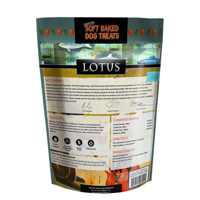 Lotus Dog Treats Sardine Recipe