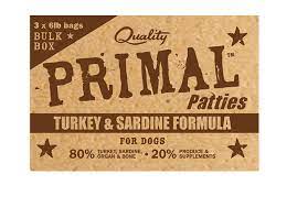 PATTIES PRIMAL DOG RAW FROZEN 18 LB
