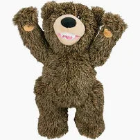 TALL TAILS DOG TOY ROPE GRIZZLY BEAR 14 "